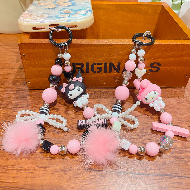 Kawaii Sanrio INS Girlish Phon - Phone Accessories Keychain ulasan dan harga