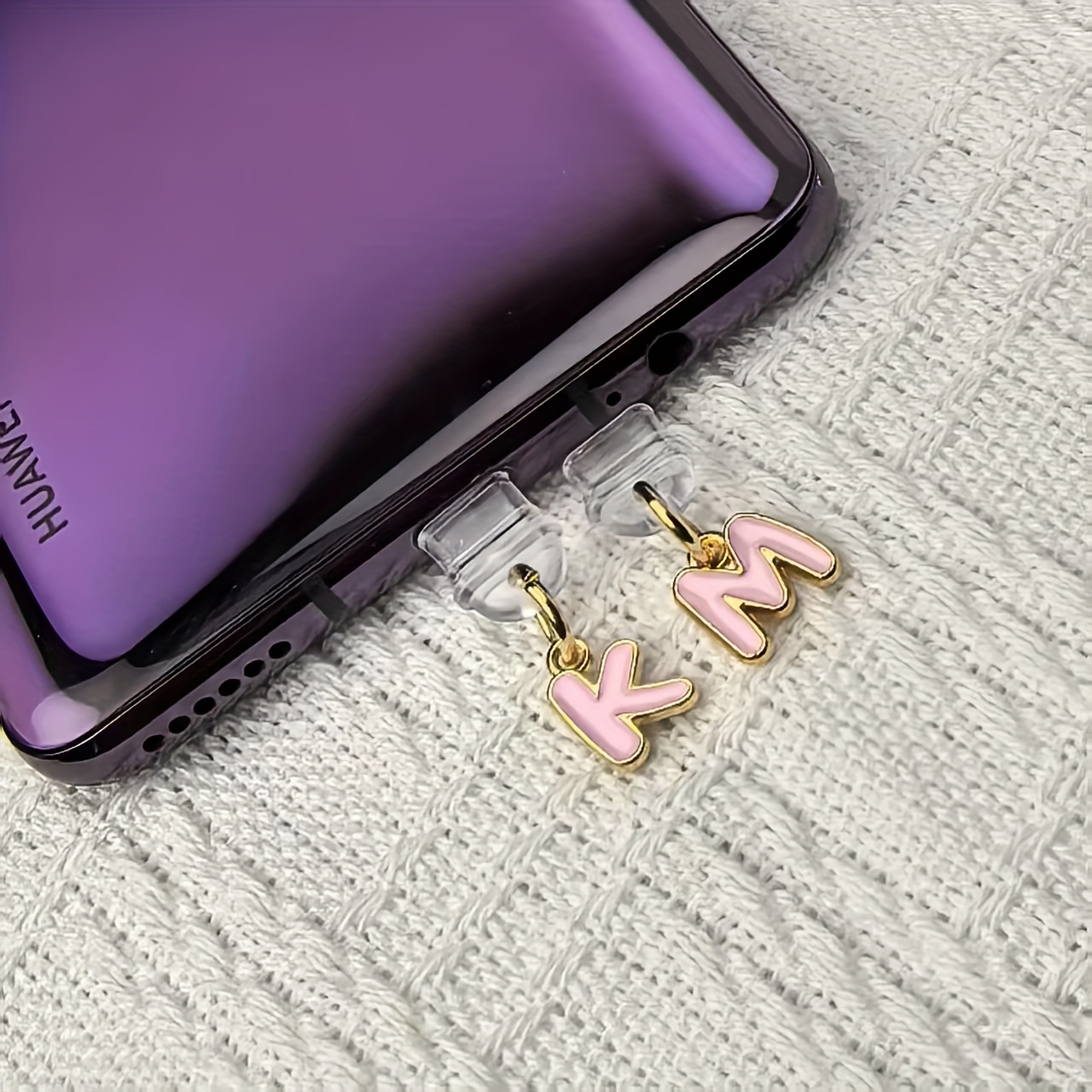 Pink English Letters A-M Phone - Phone Accessories Logo Design ulasan dan harga