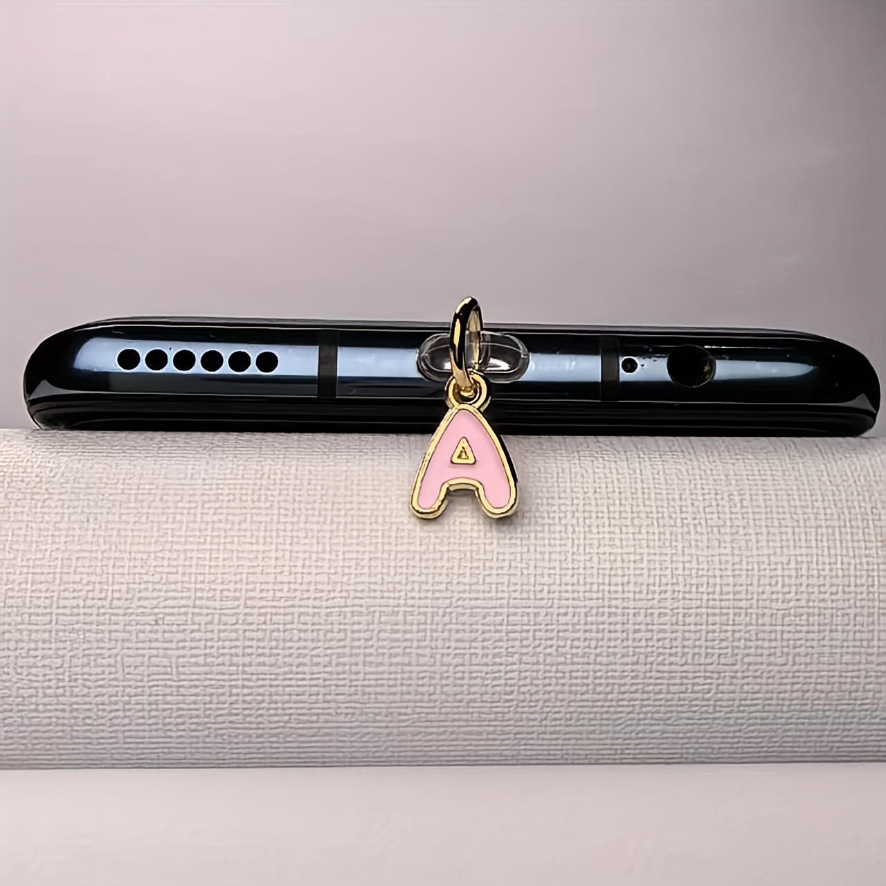 Pink English Letters A-M Phone - Phone Accessories Logo Design ulasan dan harga